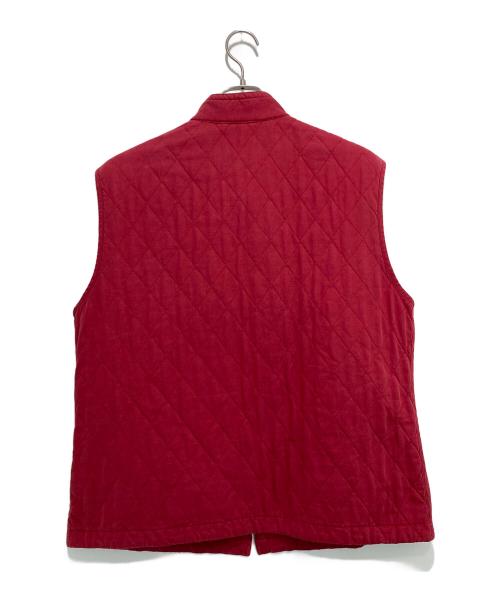 BURBERRY LONDON（バーバリーロンドン）BURBERRY LONDON (バーバリーロンドン) キルティングベスト レッド サイズ:Mの古着・服飾アイテム