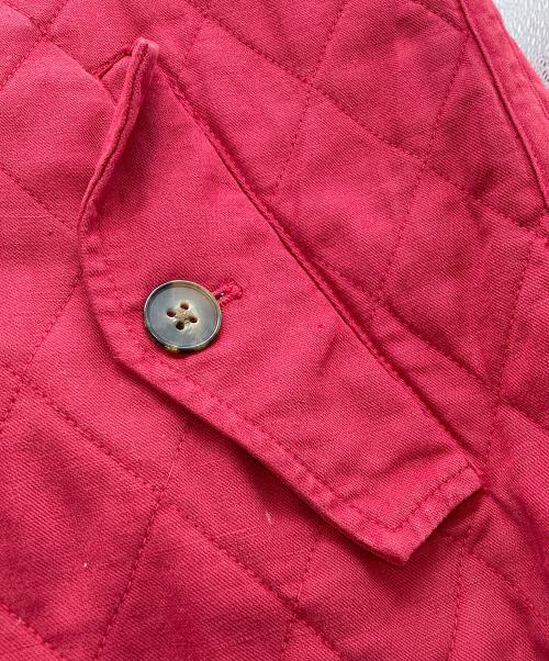 BURBERRY LONDON（バーバリーロンドン）BURBERRY LONDON (バーバリーロンドン) キルティングベスト レッド サイズ:Mの古着・服飾アイテム