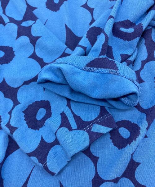 marimekko（マリメッコ）marimekko (マリメッコ) 花柄ウニッコワンピース ネイビー サイズ:Lの古着・服飾アイテム