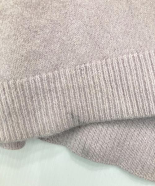 La boutique BonBon（ラブティックボンボン）La boutique BonBon (ラブティックボンボン) ラクーントッパーカーディガン パープル サイズ:Fの古着・服飾アイテム