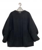 VERMEIL par ienaヴェルメイユ パー イエナ）の古着「super140's バルーンスリーブコート」｜ブラック