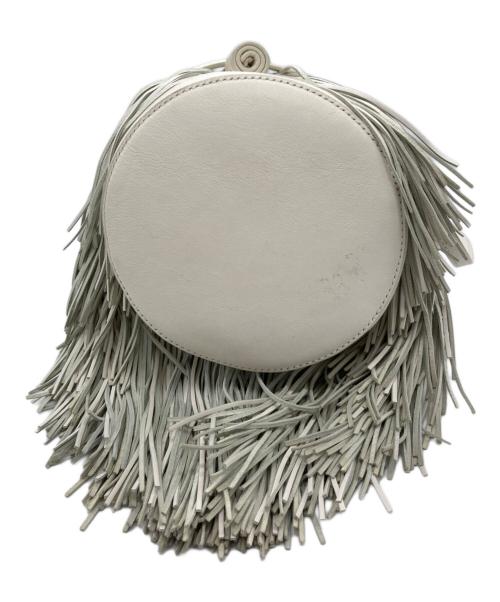 J&M DAVIDSON（ジェイ＆エム デヴィッドソン）J&M DAVIDSON (ジェイ＆エム デヴィッドソン) カーニバルスタッズフリンジショルダーバッグ グレーの古着・服飾アイテム