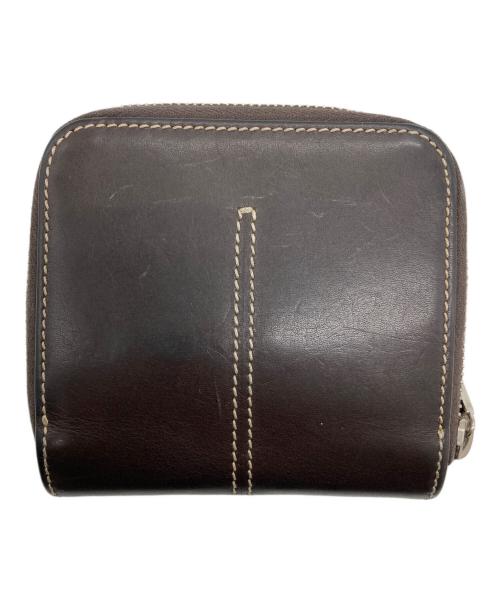 TOD'S（トッズ）TOD'S (トッズ) 2つ折り財布 ブラウンの古着・服飾アイテム