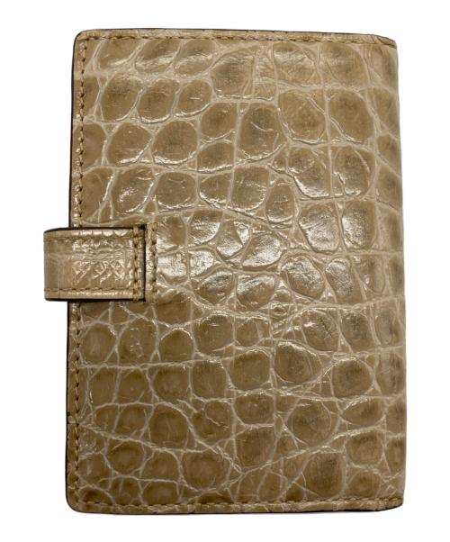 J&M DAVIDSON（ジェイ＆エム デヴィッドソン）J&M DAVIDSON (ジェイ＆エム デヴィッドソン) カードケース ベージュの古着・服飾アイテム