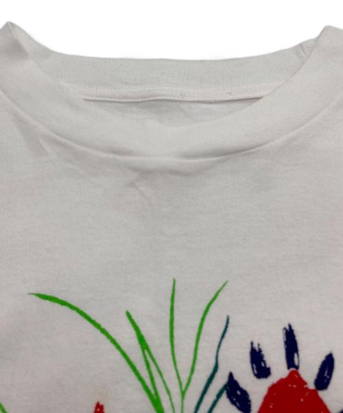 USED（ユーズド）USED (ユーズド) 花束を持つ手 ART TEE ホワイト サイズ:-の古着・服飾アイテム