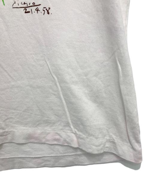 USED（ユーズド）USED (ユーズド) 花束を持つ手 ART TEE ホワイト サイズ:-の古着・服飾アイテム