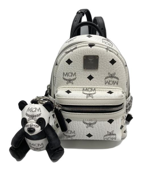 MCM（エムシーエム）MCM (エムシーエム) Xmini Stark Bebe Boo ブラック×ホワイトの古着・服飾アイテム