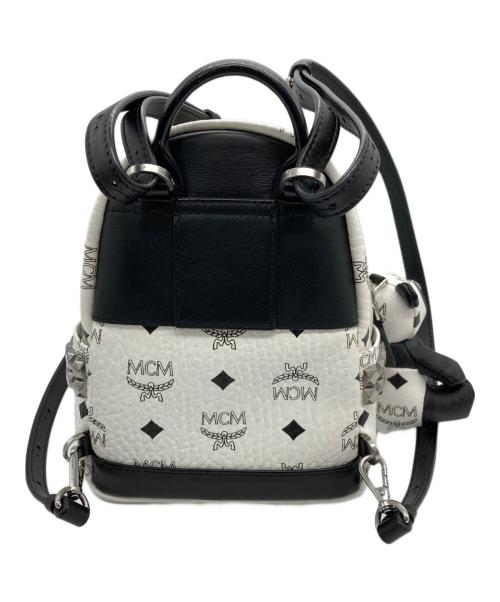 MCM（エムシーエム）MCM (エムシーエム) Xmini Stark Bebe Boo ブラック×ホワイトの古着・服飾アイテム