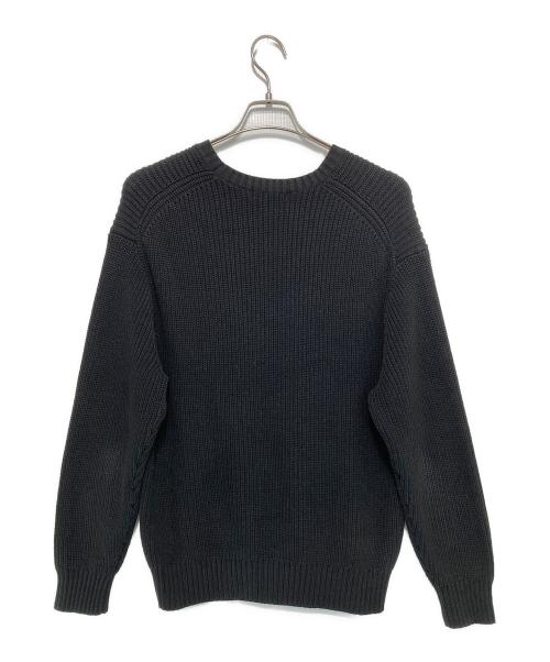 SUPREME（シュプリーム）Supreme (シュプリーム) Tonal Checkerboard Small Box Sweater」 ブラック サイズ:Lの古着・服飾アイテム