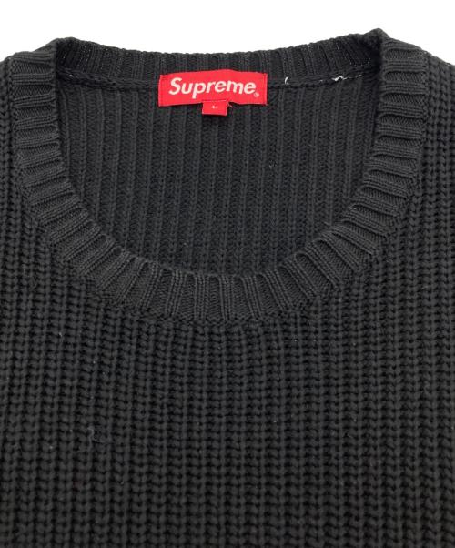 SUPREME（シュプリーム）Supreme (シュプリーム) Tonal Checkerboard Small Box Sweater」 ブラック サイズ:Lの古着・服飾アイテム