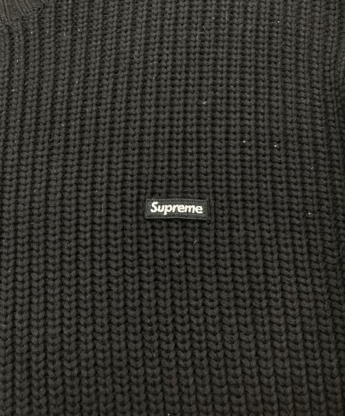 SUPREME（シュプリーム）Supreme (シュプリーム) Tonal Checkerboard Small Box Sweater」 ブラック サイズ:Lの古着・服飾アイテム