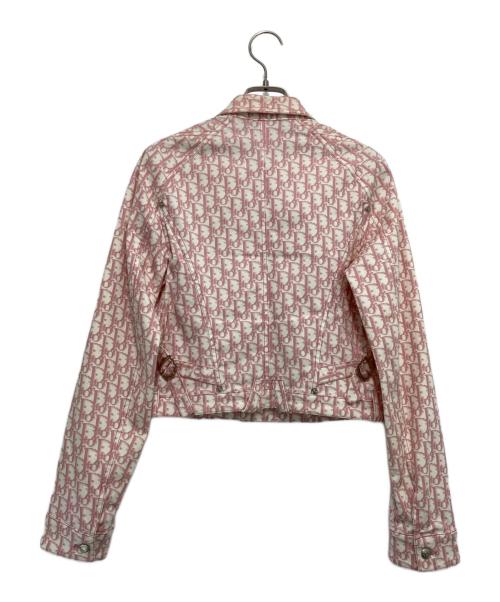 Christian Dior（クリスチャン ディオール）Christian Dior (クリスチャン ディオール) ［OLD］ジャケット ヴィンテージ トロッター デニム ピンク サイズ:36の古着・服飾アイテム