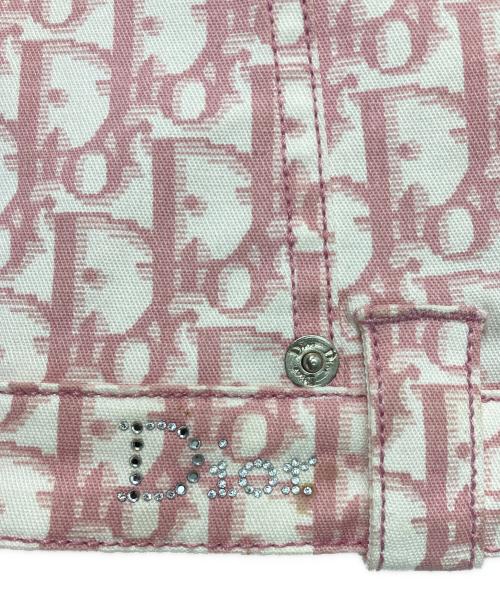 Christian Dior（クリスチャン ディオール）Christian Dior (クリスチャン ディオール) ［OLD］ジャケット ヴィンテージ トロッター デニム ピンク サイズ:36の古着・服飾アイテム