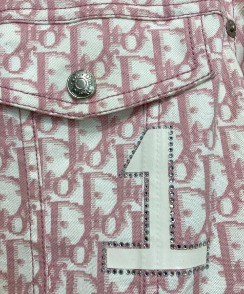 Christian Dior（クリスチャン ディオール）Christian Dior (クリスチャン ディオール) ［OLD］ジャケット ヴィンテージ トロッター デニム ピンク サイズ:36の古着・服飾アイテム
