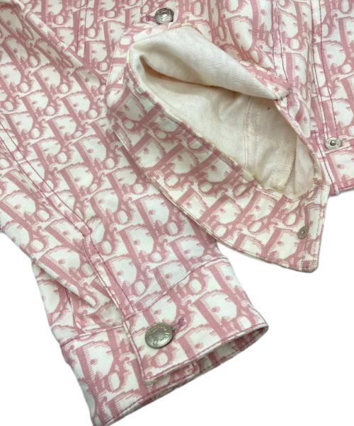 Christian Dior（クリスチャン ディオール）Christian Dior (クリスチャン ディオール) ［OLD］ジャケット ヴィンテージ トロッター デニム ピンク サイズ:36の古着・服飾アイテム