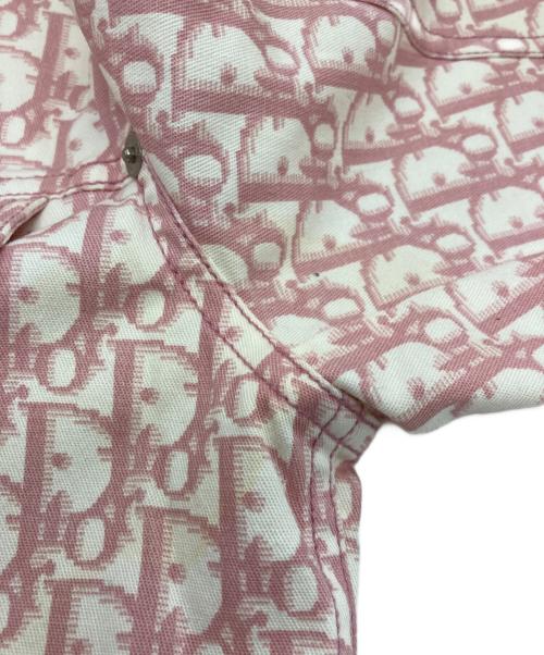 Christian Dior（クリスチャン ディオール）Christian Dior (クリスチャン ディオール) ［OLD］ジャケット ヴィンテージ トロッター デニム ピンク サイズ:36の古着・服飾アイテム