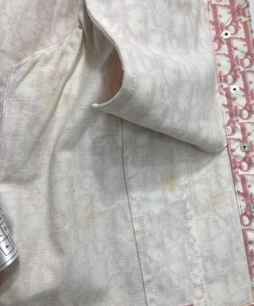 Christian Dior（クリスチャン ディオール）Christian Dior (クリスチャン ディオール) ［OLD］ジャケット ヴィンテージ トロッター デニム ピンク サイズ:36の古着・服飾アイテム