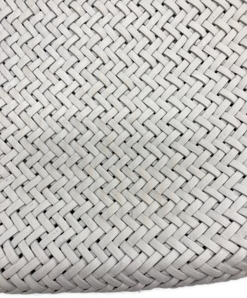 SAINT CHRISTOPHER（セント クリストファー）saint christopher (セント クリストファー) ドラゴンレザーメッシュハンドバッグ ホワイトの古着・服飾アイテム