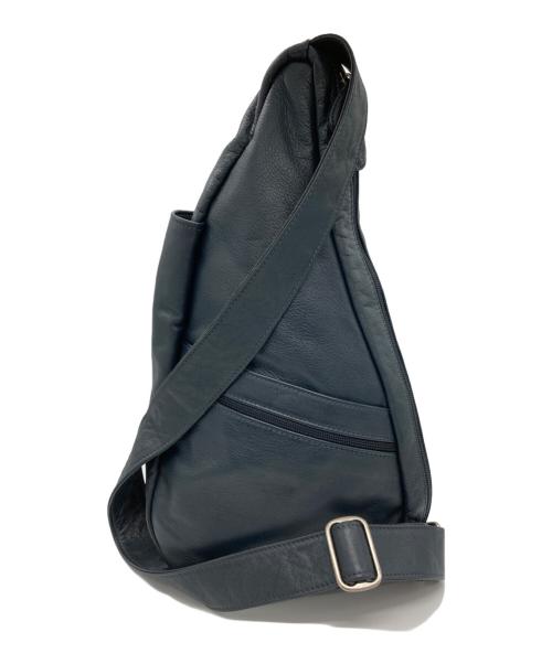 Ameri Bag（アメリバック）Ameri Bag (アメリバック) レザーワンショルダーバッグ ネイビーの古着・服飾アイテム