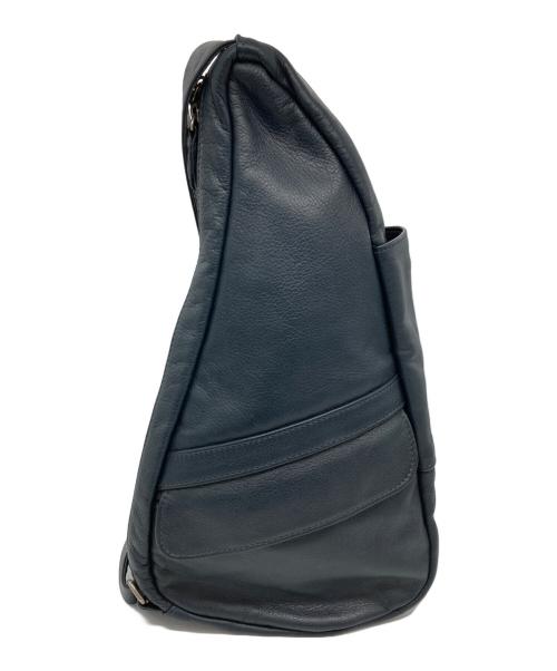 Ameri Bag（アメリバック）Ameri Bag (アメリバック) レザーワンショルダーバッグ ネイビーの古着・服飾アイテム