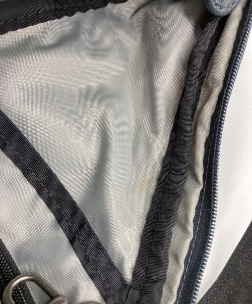 Ameri Bag（アメリバック）Ameri Bag (アメリバック) レザーワンショルダーバッグ ネイビーの古着・服飾アイテム