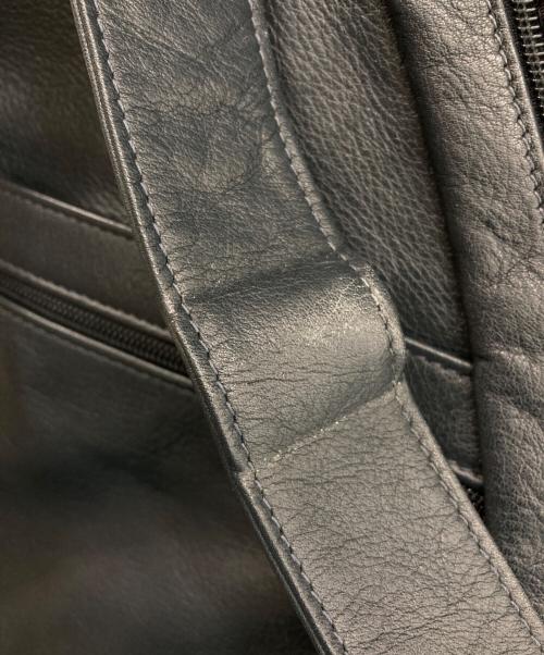 Ameri Bag（アメリバック）Ameri Bag (アメリバック) レザーワンショルダーバッグ ネイビーの古着・服飾アイテム