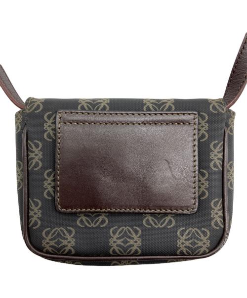 LOEWE（ロエベ）LOEWE (ロエベ) アナグラムショルダーポーチ ブラウンの古着・服飾アイテム