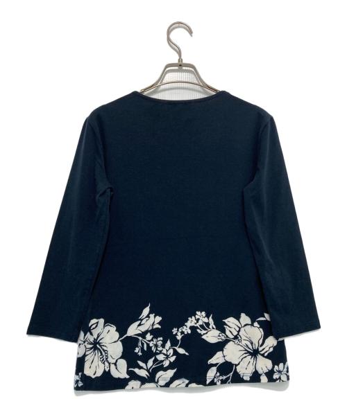 CELINE（セリーヌ）CELINE (セリーヌ) カットソー ネイビー サイズ:Lの古着・服飾アイテム