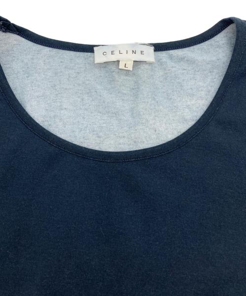 CELINE（セリーヌ）CELINE (セリーヌ) カットソー ネイビー サイズ:Lの古着・服飾アイテム
