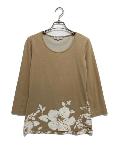 CELINE（セリーヌ）CELINE (セリーヌ) カットソー ベージュ サイズ:Sの古着・服飾アイテム