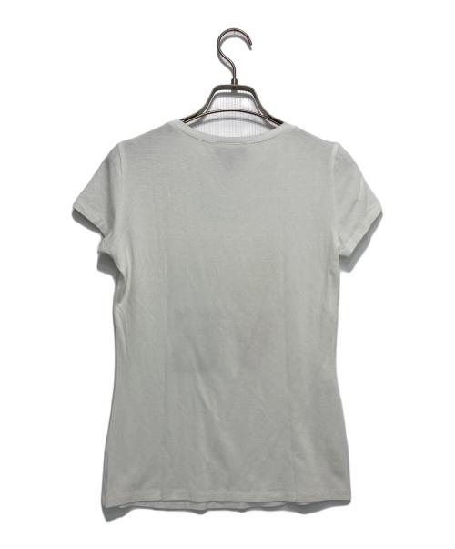 EMPORIO ARMANI JEANS（エンポリオアルマーニジーンズ）EMPORIO ARMANI JEANS (エンポリオアルマーニジーンズ) カットソー ホワイト サイズ:38の古着・服飾アイテム