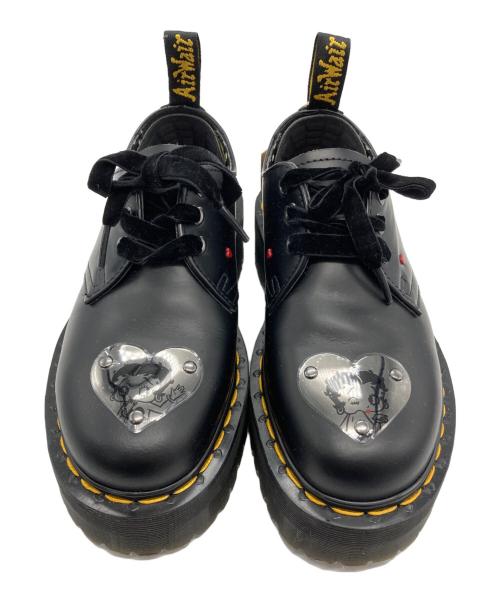 Dr.Martens（ドクターマーチン）Dr.Martens (ドクターマーチン) BETTY BOOP (ベティー・ブープ) 1461 QUAD BB３ホールシューズ ブラック サイズ:UK3の古着・服飾アイテム