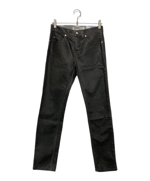 ALEXANDER McQUEEN（アレキサンダーマックイーン）ALEXANDER McQUEEN (アレキサンダーマックイーン) コーティング加工パンツ ブラック サイズ:28の古着・服飾アイテム