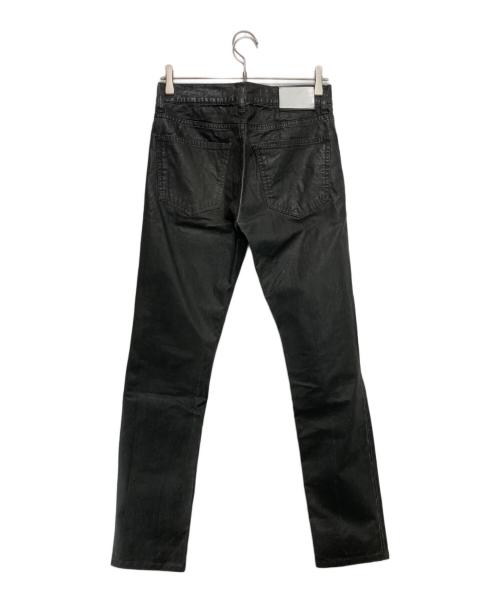 ALEXANDER McQUEEN（アレキサンダーマックイーン）ALEXANDER McQUEEN (アレキサンダーマックイーン) コーティング加工パンツ ブラック サイズ:28の古着・服飾アイテム
