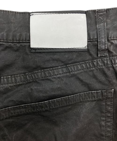 ALEXANDER McQUEEN（アレキサンダーマックイーン）ALEXANDER McQUEEN (アレキサンダーマックイーン) コーティング加工パンツ ブラック サイズ:28の古着・服飾アイテム