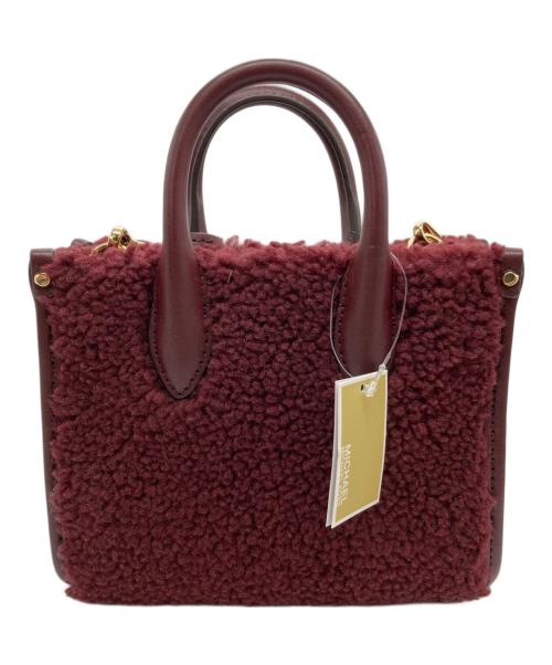 MICHAEL KORS（マイケル・コース）MICHAEL KORS (マイケルコース) Mirella Extra Small Shopper Crossbody ボルドーの古着・服飾アイテム