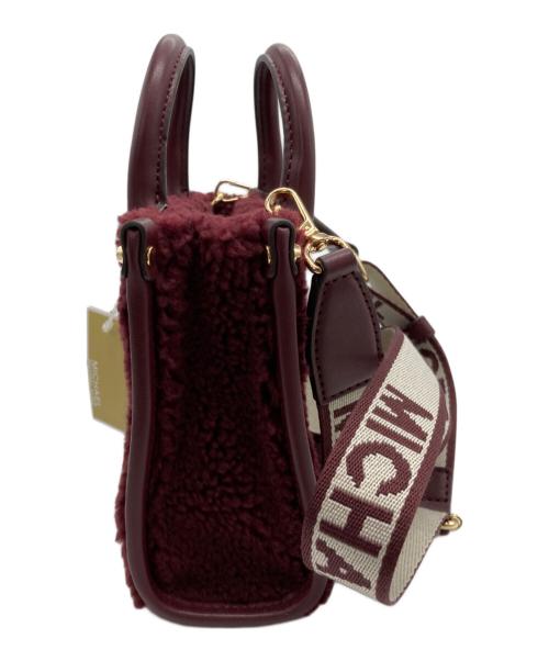 MICHAEL KORS（マイケル・コース）MICHAEL KORS (マイケルコース) Mirella Extra Small Shopper Crossbody ボルドーの古着・服飾アイテム