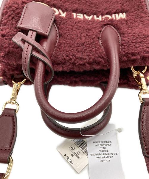MICHAEL KORS（マイケル・コース）MICHAEL KORS (マイケルコース) Mirella Extra Small Shopper Crossbody ボルドーの古着・服飾アイテム