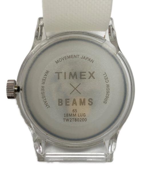 TIMEX（タイメックス）TIMEX (タイメックス) BEAMS (ビームス) 腕時計 ホワイトの古着・服飾アイテム