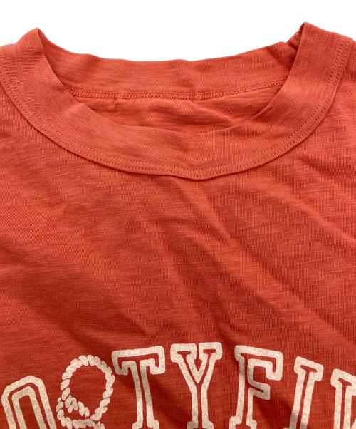 45R（フォーティファイブ・アール）45R (フォーティファイブ・アール) フロッキーウマッコプリントの90845星tシャツ オレンジ サイズ:★★の古着・服飾アイテム