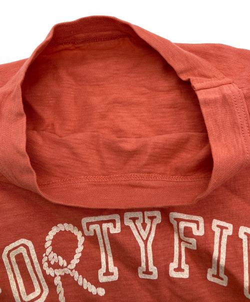 45R（フォーティファイブ・アール）45R (フォーティファイブ・アール) フロッキーウマッコプリントの90845星tシャツ オレンジ サイズ:★★の古着・服飾アイテム