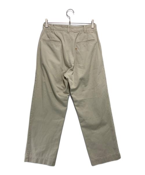 45R（フォーティファイブ・アール）45R (フォーティファイブ・アール) おこめチノのシャルロットパンツ ベージュ サイズ:-の古着・服飾アイテム