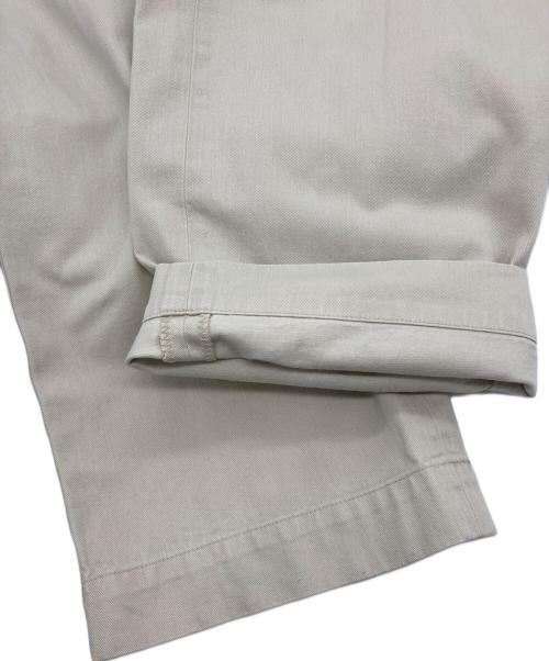 45R（フォーティファイブ・アール）45R (フォーティファイブ・アール) おこめチノのシャルロットパンツ ベージュ サイズ:-の古着・服飾アイテム