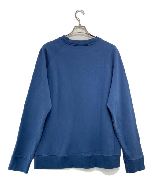 maison kitsune（メゾンキツネ）MAISON KITSUNE (メゾンキツネ) 寝そべりフォックススウェット ネイビー サイズ:XLの古着・服飾アイテム