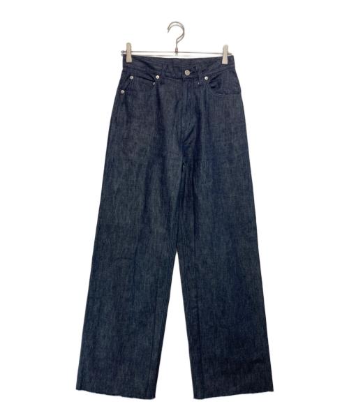 ATTISESSION（アティセッション）ATTISESSION (アティセッション) ワイド デニムパンツ 3/402 インディゴ サイズ:36の古着・服飾アイテム