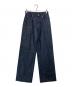 ATTISESSION（アティセッション）の古着「ワイド デニムパンツ 3/402」｜インディゴ