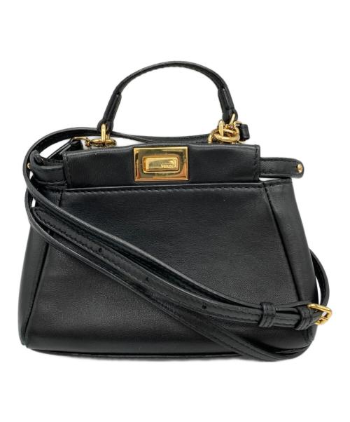 FENDI（フェンディ）FENDI (フェンディ) ピーカブーナノ2WAYバッグ ブラック サイズ:-の古着・服飾アイテム