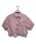 MAISON SPECIAL（メゾンスペシャル）の古着「Washed Pleated Short Length Shirt」｜ピンク