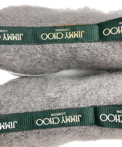 JIMMY CHOO（ジミーチュウ）JIMMY CHOO (ジミーチュウ) NORWAY ニットスニーカー グレー サイズ:37の古着・服飾アイテム