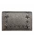 JIMMY CHOO (ジミーチュウ) NELLO UUR 101958 GUNMETALDARKSILVER/カードケース シルバー：13000円